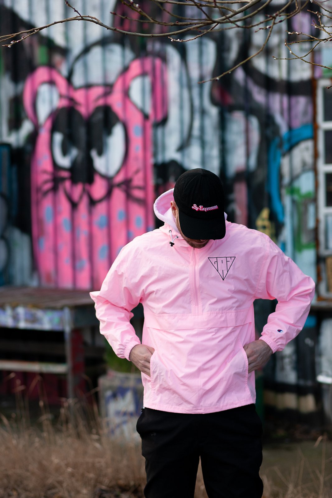 Cheap pink windbreaker sale